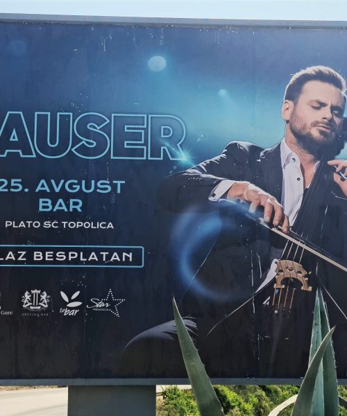 Tourist organization Bar, Stjepan Hauser, Bar city, city of Bar, concert Hauser, Bar concerts, Montenegro concerts, 2Chellos, Luka Šulić, Topolica Sports Hall Turistička organizacija Bar, Stjepan Hauser, grad Bar, grad Bar, koncert Hauser, Barski koncerti, Crna Gora koncerti, 2Chellos, Luka Šulić, Sportska dvorana Topolica