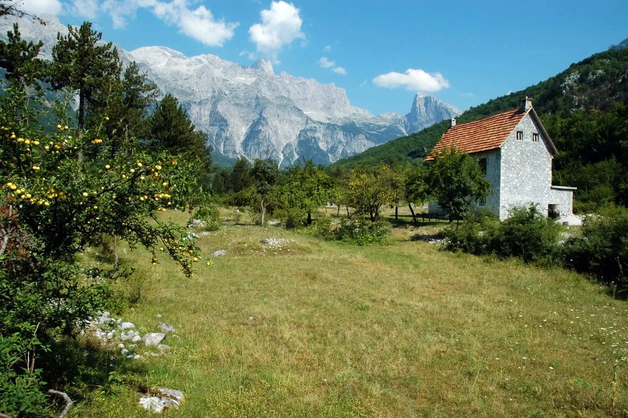 Albanske Alpe, Prokletije, dolina Theth, dolina Valbone, rijeka Valbona, Albanian Alps, Prokletije, Theth Valley, Valbona Valley, Valbona River, flija,