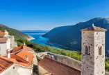 Učka, Plominski zaljev, Plomin, najstarija mjesta u Istri, sela u istri, Istra, crkva sv. Jurja Starog, Plominski natpis, najstariji glagoljski zapis, župna crkva Blažene Djevice Marije, palača La Tura,  Učka, Plomin Bay, Plomin, the oldest places in Istria, villages in Istria, Istria, Church of St. George the Old, Plomin inscription, the oldest Glagolitic inscription, parish church of the Blessed Virgin Mary, La Tura palace,