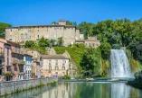 Isola del Liri, Lazio, Italija, Liri, rijeka Liri, dvorac Boncompagni Viscogliosi, Cascate Grande, vodopad Valcatoio, Cascata del Valcatoio, Veliki vodopad Isola del Liri,  Isola del Liri, Lazio, Italy, Liri, Liri River, Boncompagni Viscogliosi Castle, Cascate Grande, Valcatoio Waterfall, Cascata del Valcatoio, Great Waterfall of Isola del Liri,