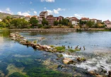 Trebišnjica, Hercegovina, Trebinje, Bileća, Bilećko jezero, ponornica, rijeka koja nestaje, krški krajolik, Arslanagića most, Bosna i Hercegovina, Trebišnjica river, Herzegovina, Trebinje, Bileća, Bileća Lake, sinking river, disappearing river, karst landscape, Arslanagića Bridge, Bosnia and Herzegovina